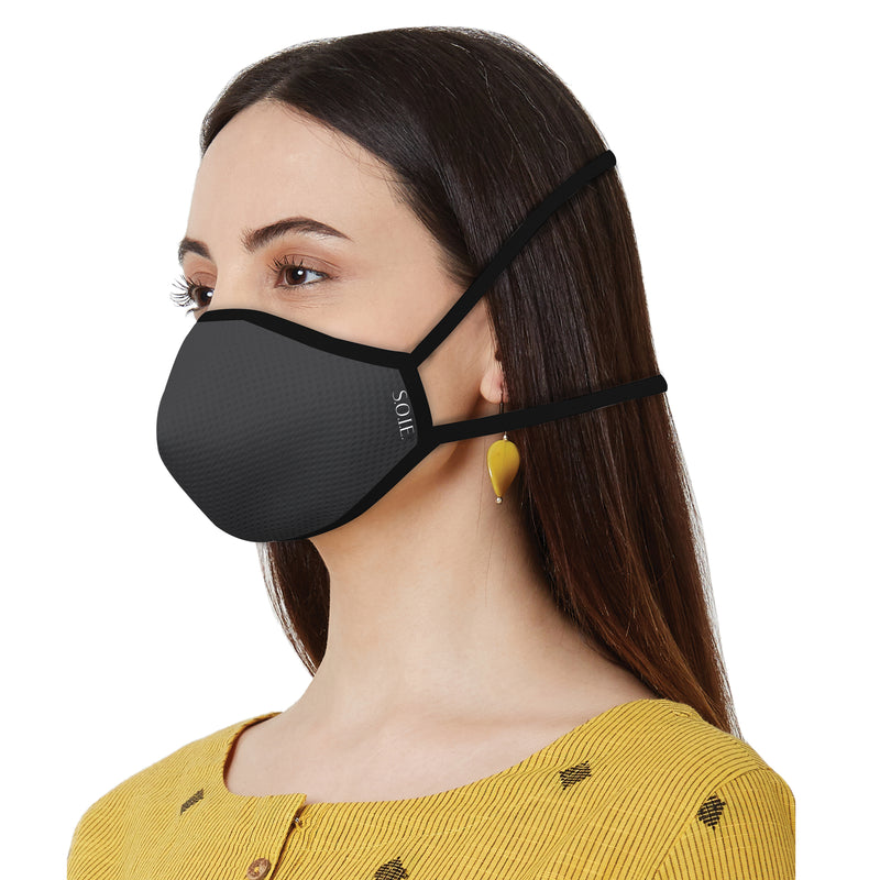 Triple Layer SN95 Reusable, Washable and Antimicrobial Head Band Mask