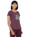 SOIE Woman - Half sleeve printed T-shirt - -for Women