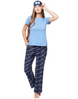 SOIE Woman - Printed Pyjama with Pockets - -for Women