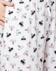 SOIE Woman - Printed Pyjama with Pockets - -for Women
