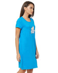 SOIE Woman - Half sleeve printed sleepshirt - -for Women