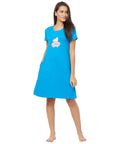 SOIE Woman - Half sleeve printed sleepshirt - -for Women