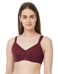SOIE Woman - Full Coverage Non Padded Wired Lace Bra - Lacy Bra -for Women