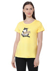 SOIE Woman - Half Sleeve Printed Soft Cotton Modal Lounge T-shirt - -for Women