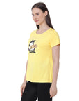 SOIE Woman - Half Sleeve Printed Soft Cotton Modal Lounge T-shirt - -for Women