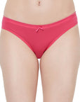 SOIE Woman - Mid Rise Medium Coverage Solid Colour Cotton Stretch Brief Panty (Pack of 3) - Panty -for Women