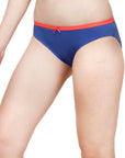 SOIE Woman - Mid Rise Medium Coverage Solid and Printed Cotton Stretch Brief Panty (Pack of 3) - Panty -for Women