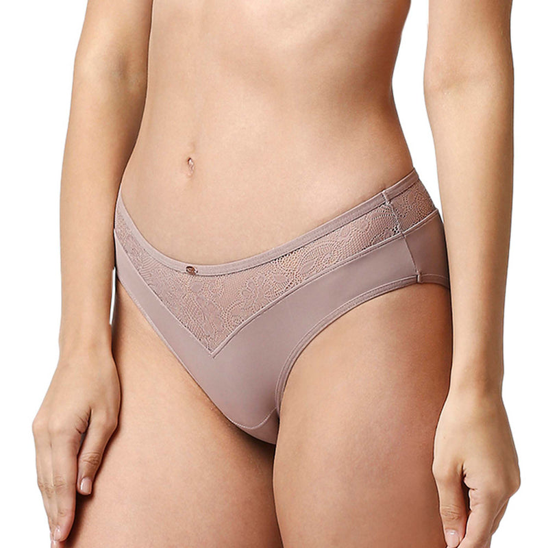 Mid Rise Brief With Lace Detailing- CP-1132