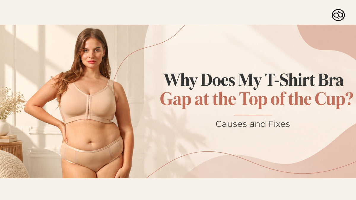 Why Does My T-Shirt Bra Gap at the Top of the Cup? Causes and Fixes