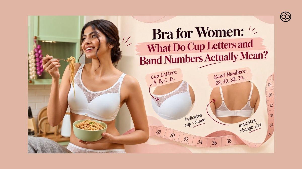 Bra for Women: What Do Cup Letters and Band Numbers Actually Mean?