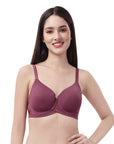 Full Coverage Padded Wired T-shirt Bra with Mesh Detailing CB-131