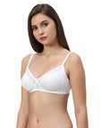 Non Padded Non Wired Medium Coverage Cotton Spandex Bra CB-340