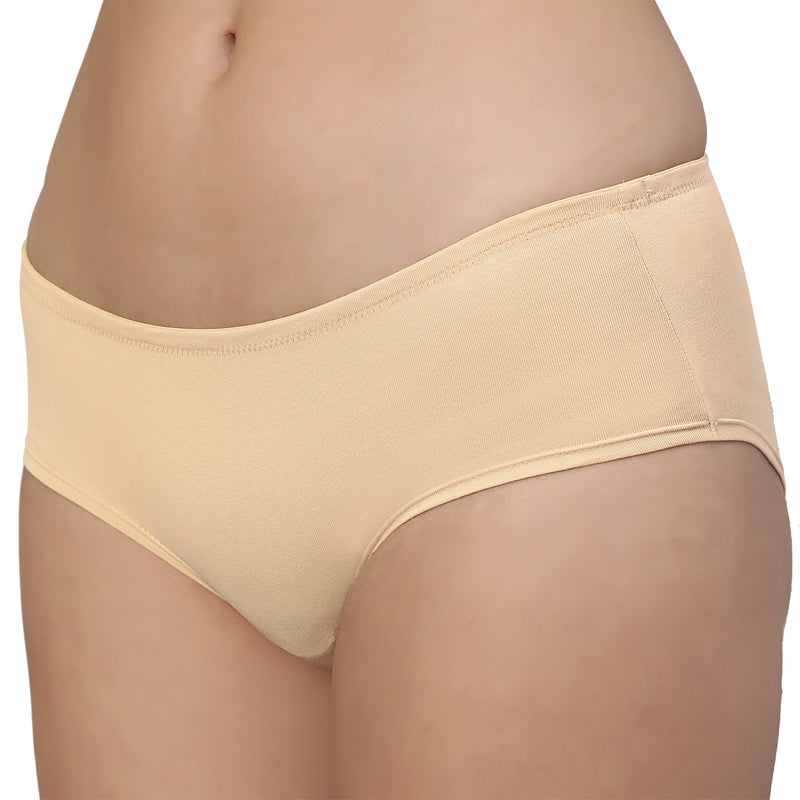High Coverage Mid Rise Solid Cotton Brief Panty Combo (Pack of 2) – SOIE  Woman