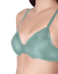 Medium Coverage Non Padded Wired Seamed Bra-CB-202