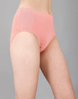 SOIE Woman - High Waist Full Coverage Solid Stretch Cotton Briefs (Pack of 3) - Panty -for Women