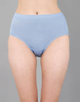SOIE Woman - High Waist Full Coverage Solid Stretch Cotton Briefs (Pack of 3) - Panty -for Women