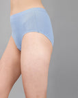 SOIE Woman - High Waist Full Coverage Solid Stretch Cotton Briefs (Pack of 3) - Panty -for Women