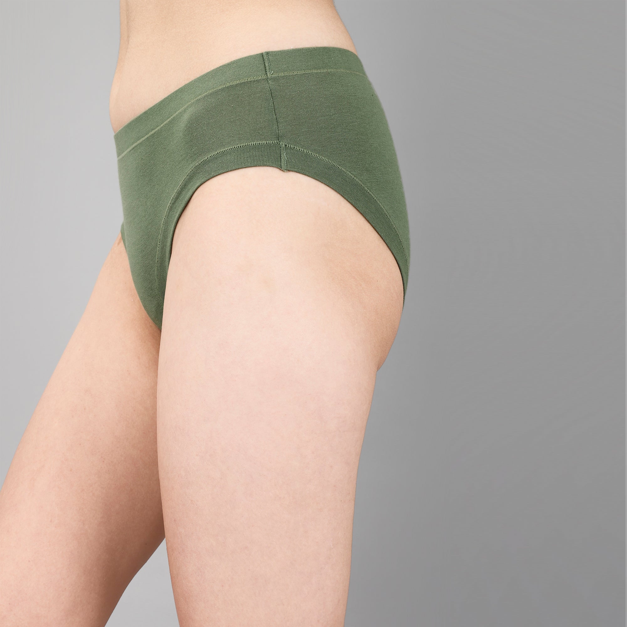 Mid Rise Seamless Cotton Panty - 2CK-33