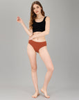 Mid Rise Seamless Cotton Panty - 2CK-33