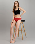 Mid Rise Seamless Cotton Panty - 2CK-33