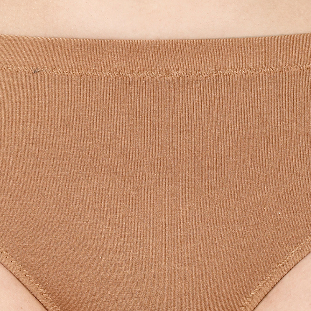 High Rise Full Coverage Solid Colour Cotton Stretch Hipster Panty (Pack of 3)