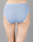 High Waist Full Coverage Solid Stretch Cotton Hipster Panty (Pack of 3) 3HWB-31