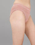 SOIE Woman - Mid Rise Stretch Cotton Seamless Full Coverage Shorty Panty (Assorted Pack of 2) - Panty -for Women