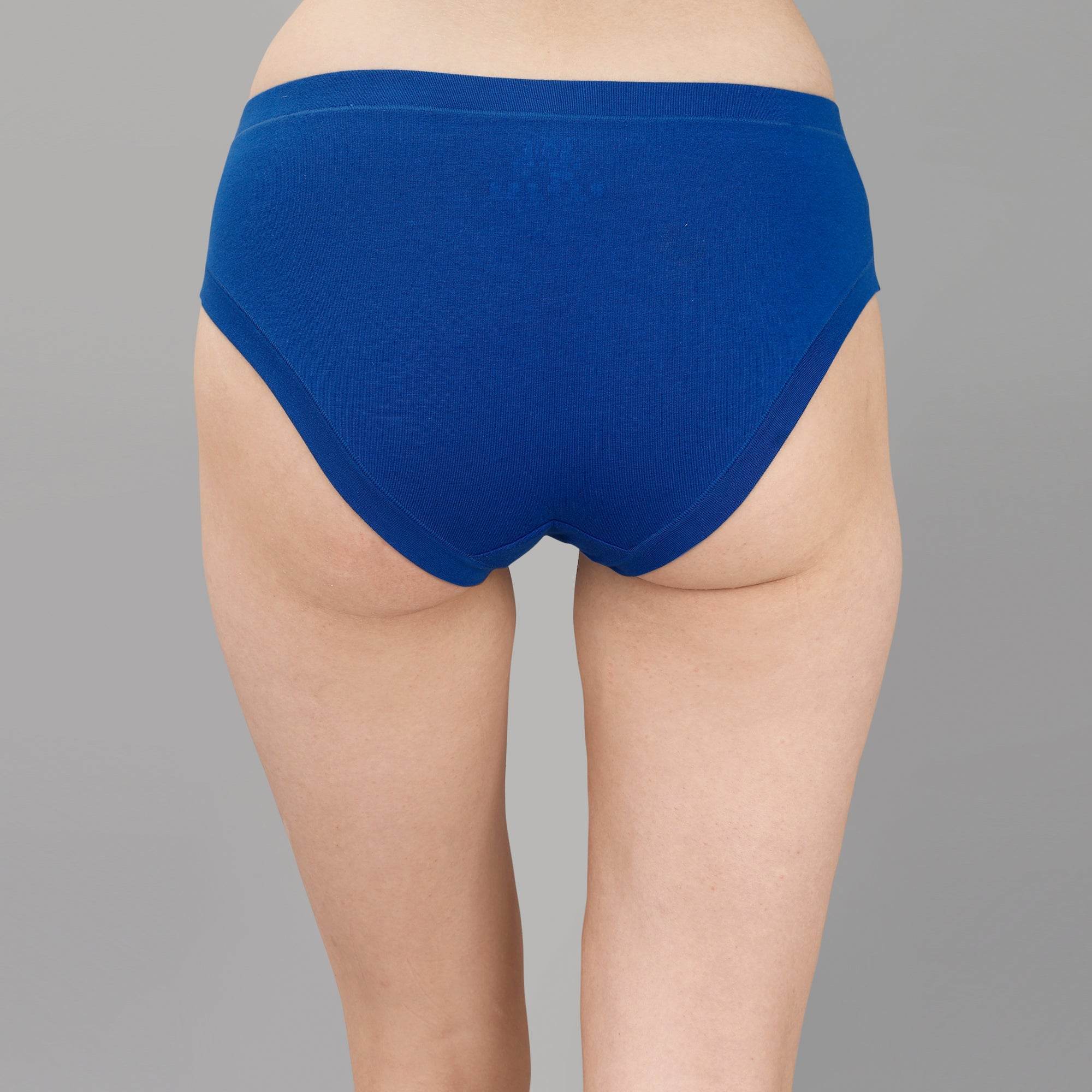 SOIE Woman - Mid Rise Stretch Cotton Seamless Full Coverage Shorty Panty (Assorted Pack of 2) - Panty -for Women