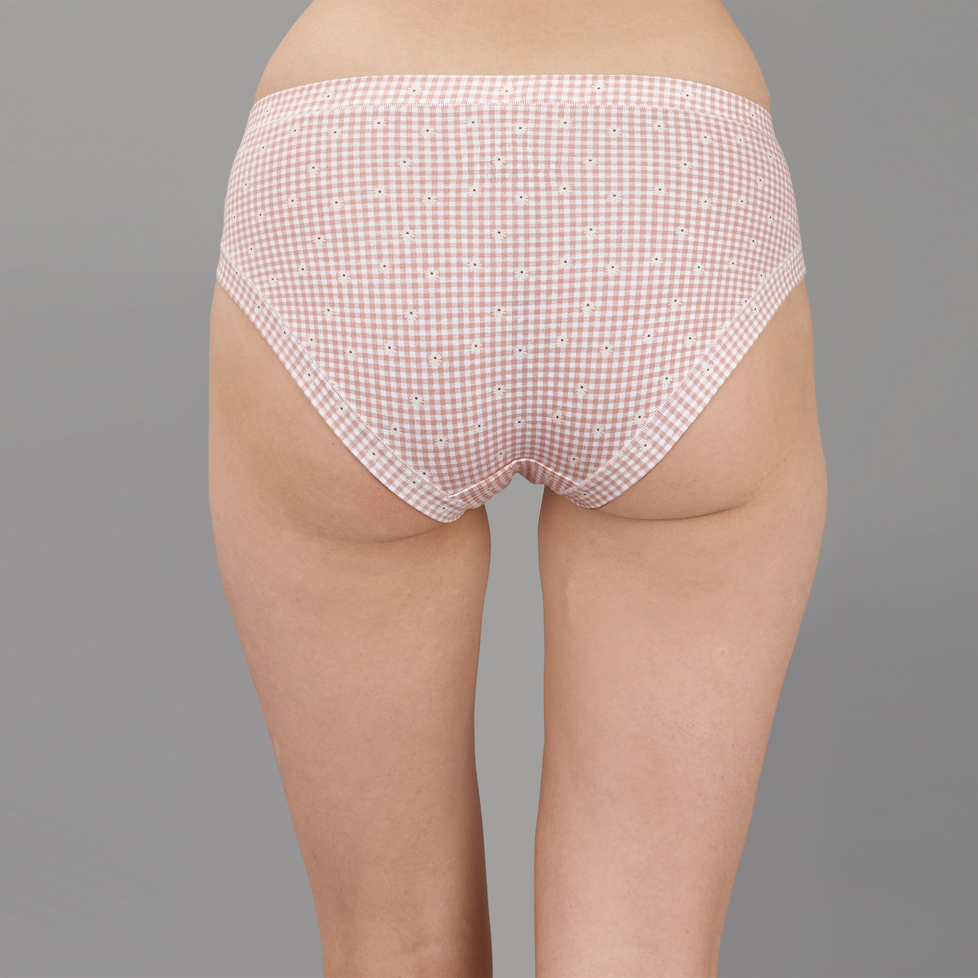 Mid Rise Seamless Cotton Panty - 2CK-33