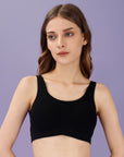 Non Wired Non Padded Full Coverage Low Impact Slip on Sports Bra BB-03A
