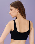 Non Wired Non Padded Full Coverage Low Impact Slip on Sports Bra BB-03A