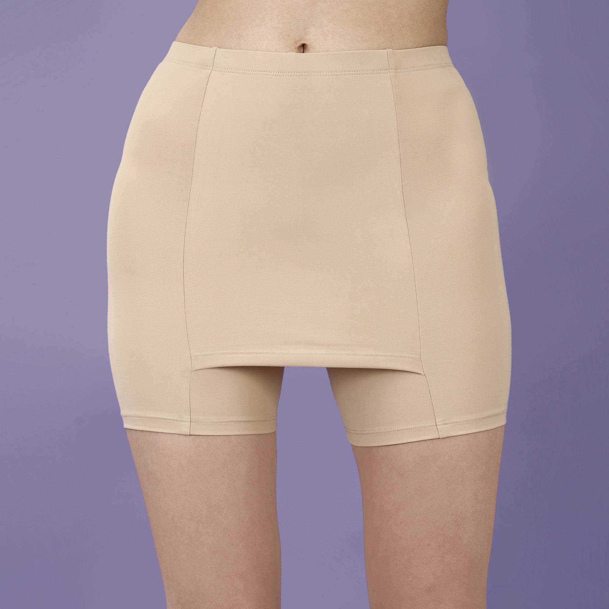 SOIE Woman - Mid Rise Above Knee Length Cycling Shorts with No V-Line - Cycling Shorts -for Women