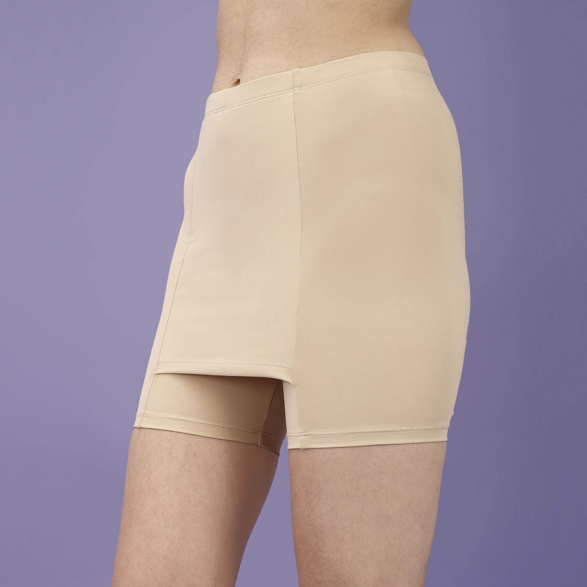 SOIE Woman - Mid Rise Above Knee Length Cycling Shorts with No V-Line - Cycling Shorts -for Women