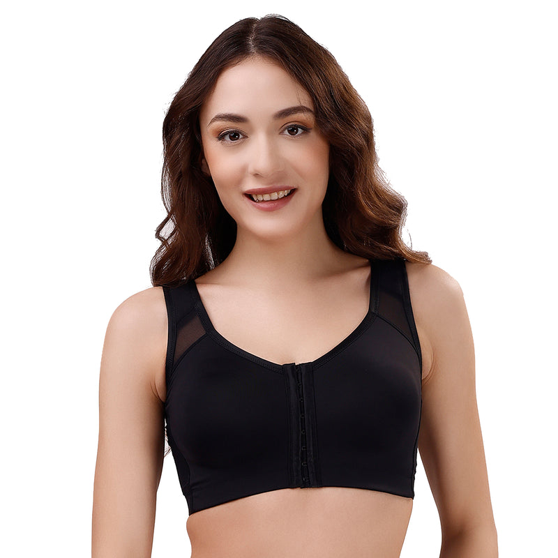SELONE Sports Bras for Women Front Closure Front Clip Zip Front Front Snap  Lace Seamless High Impact Sports Front Hook Front Close With Front Cover Womens  Sports Bras Longline Sports Bras Yellow