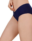 High Coverage Mid Rise Solid Cotton Brief Panty Combo (Pack of 2) - 2MR-26