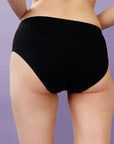 High Rise Full Coverage Solid Colour Cotton Stretch Hipster Panty (Pack of 3) - 3FCB-15A