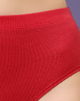 High Rise Full Coverage Solid Colour Cotton Stretch Hipster Panty (Pack of 3) - 3FCB-15A