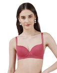 Semi/ Medium Coverage Padded Non Wired T-shirt Bra-CB-133