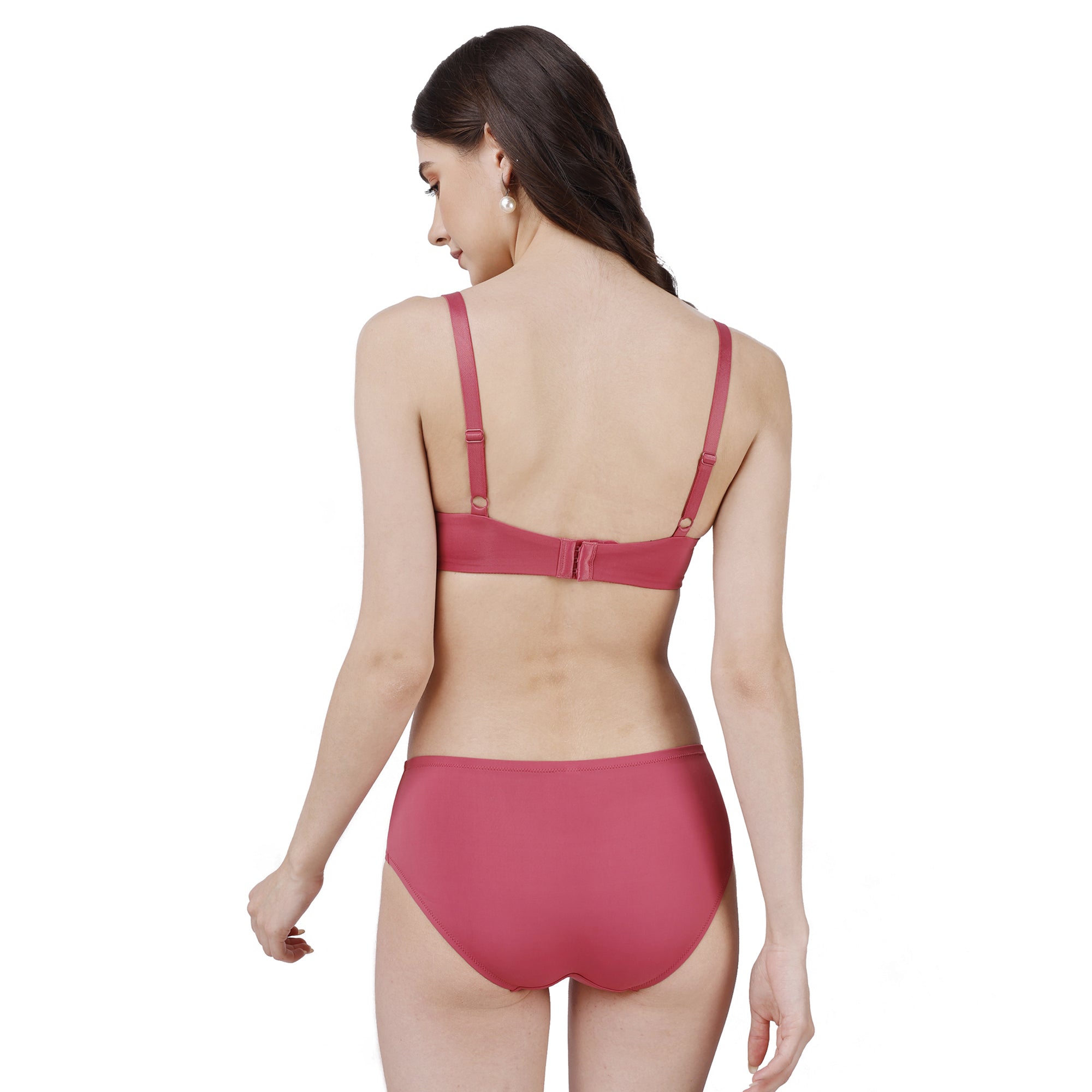 Lightly Padded Push-Up Seamless T-Shirt Bra