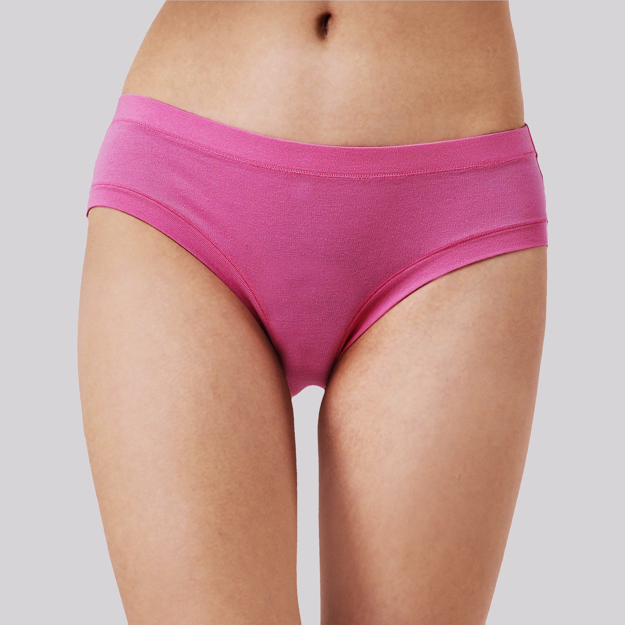 Mid Rise Seamless Cotton Panty - 2CK-33