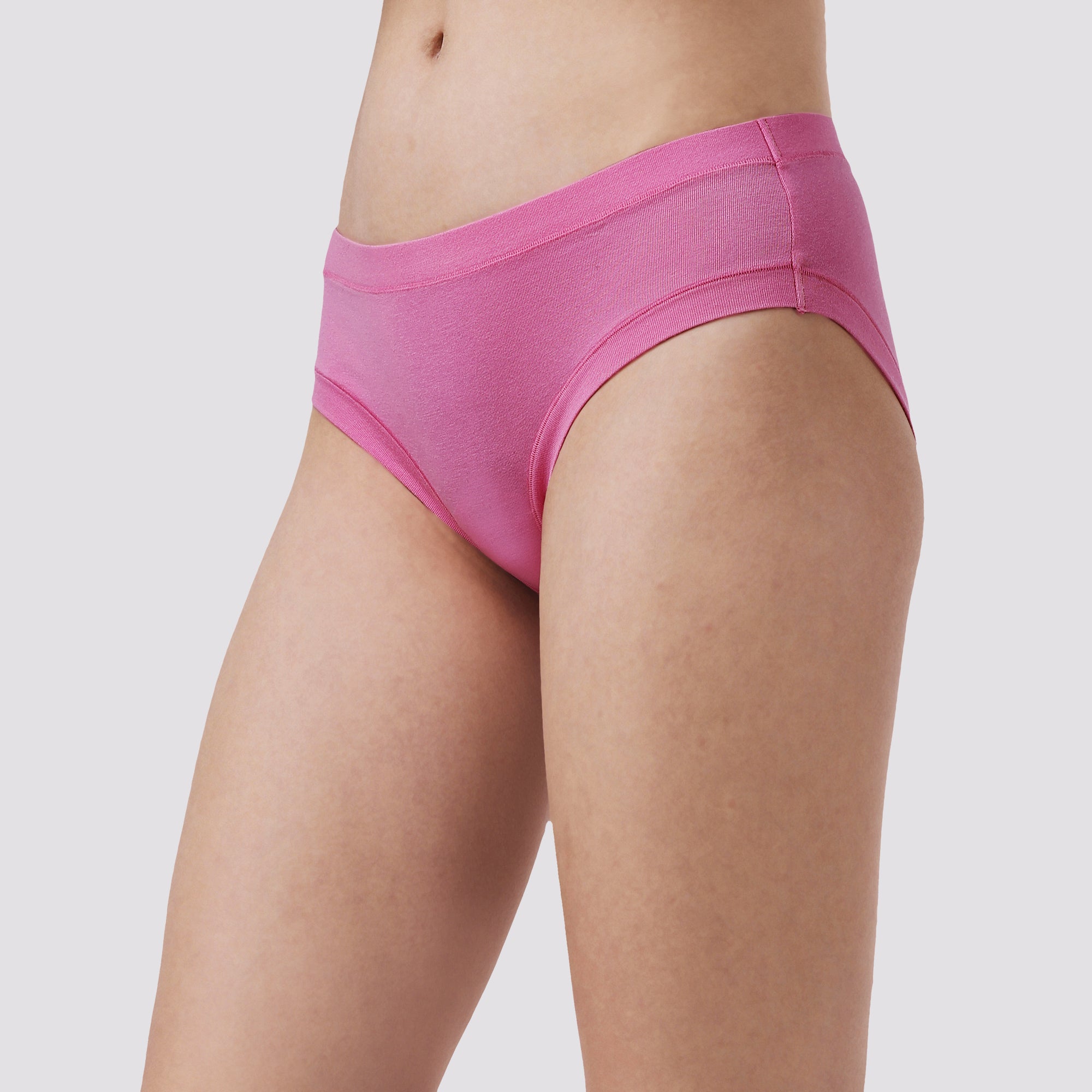 Mid Rise Seamless Cotton Panty - 2CK-33