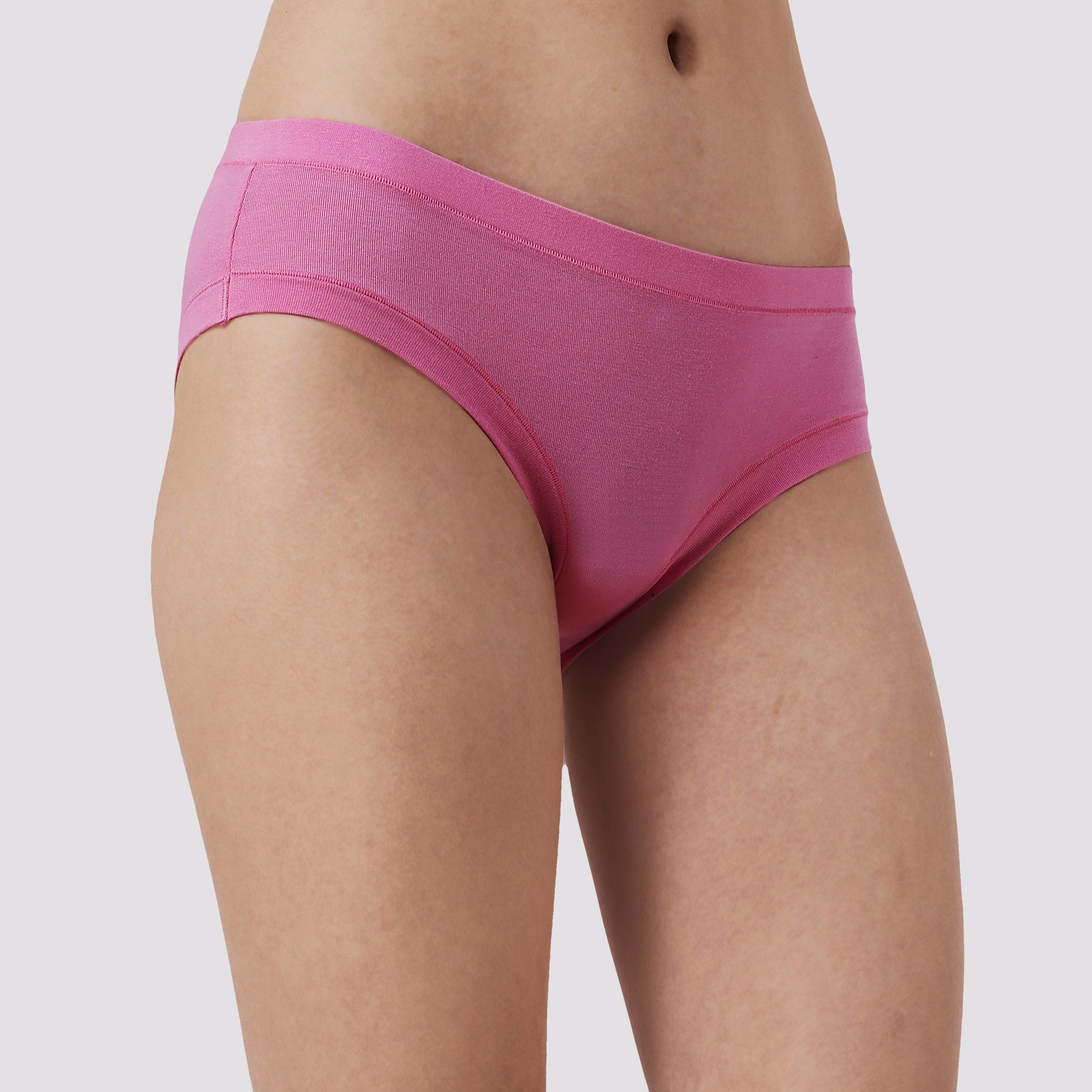 Mid Rise Seamless Cotton Panty - 2CK-33