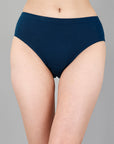 High Waist Full Coverage Solid Stretch Cotton Hipster Panty (Pack of 3) 3HWB-31