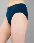 High Waist Full Coverage Solid Stretch Cotton Hipster Panty (Pack of 3) 3HWB-31