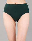 SOIE Woman - High Waist Full Coverage Solid Stretch Cotton Briefs (Pack of 3) - Panty -for Women