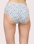 High Waist Full Coverage Printed Stretch Cotton Hipster Panty (Pack of 3) 3HWB-32