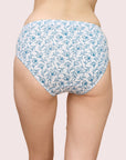 High Waist Full Coverage Printed Stretch Cotton Hipster Panty (Pack of 3) 3HWB-32