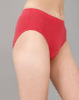 High Waist Full Coverage Solid Stretch Cotton Hipster Panty (Pack of 3) 3HWB-31