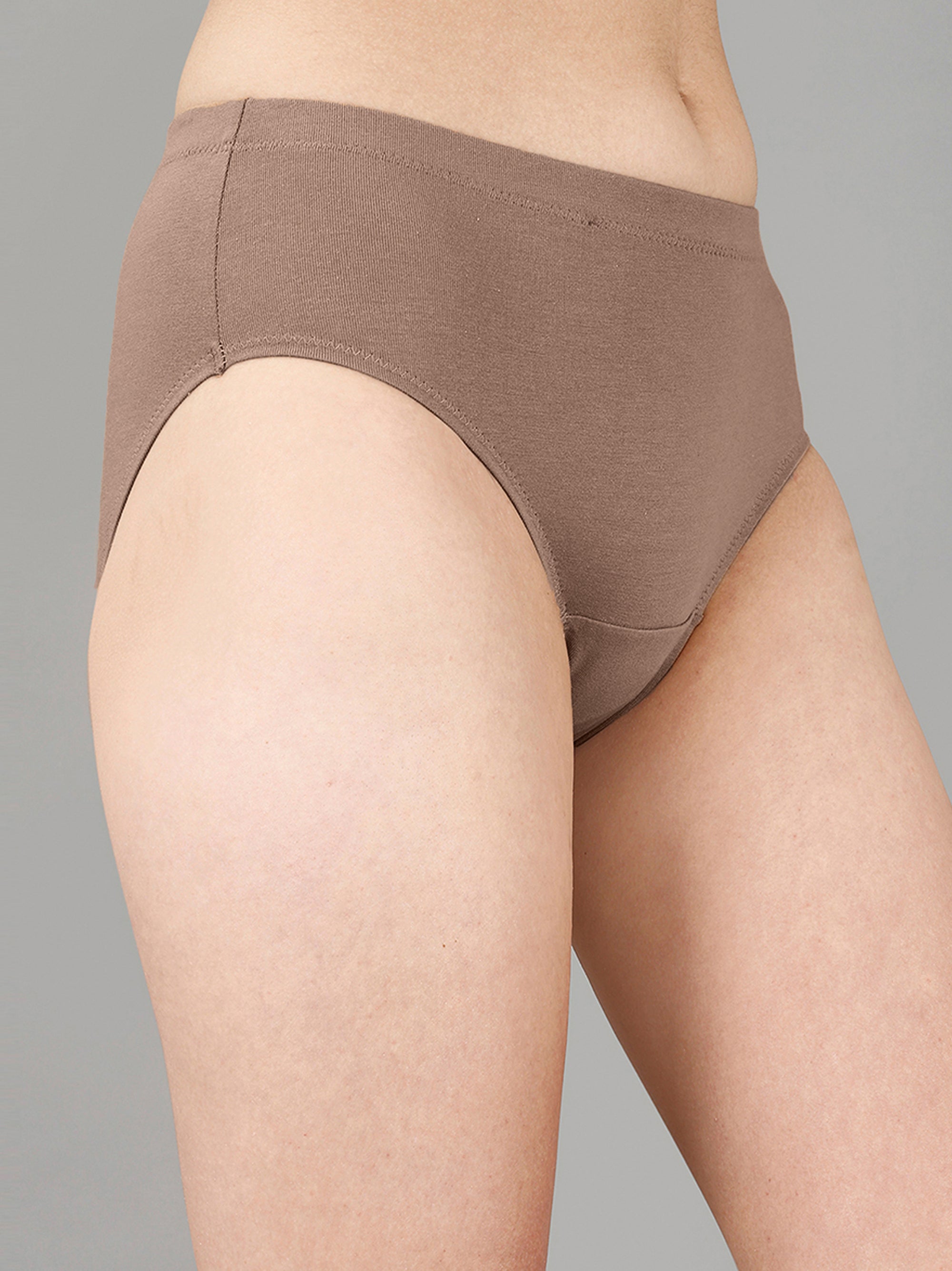 High Rise Full Coverage Cotton Hipsters – Pack of 3