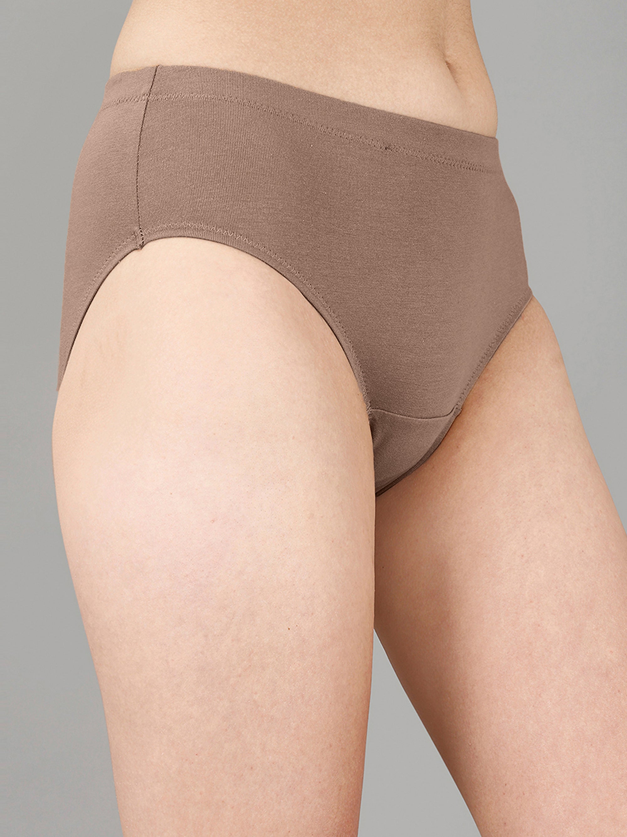 High Rise Full Coverage Cotton Hipsters – Pack of 3